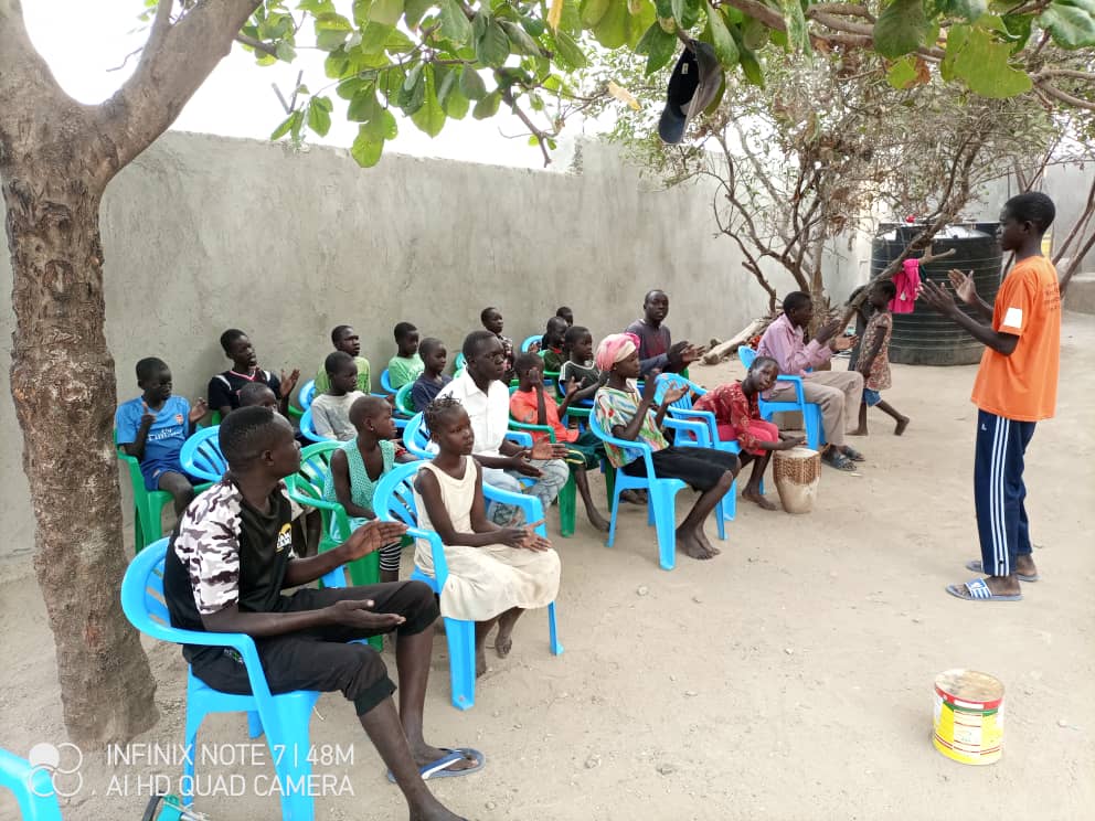 Children at Juba Rescue Centre